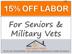 15% Off Labor For Seniors and Military Vets2